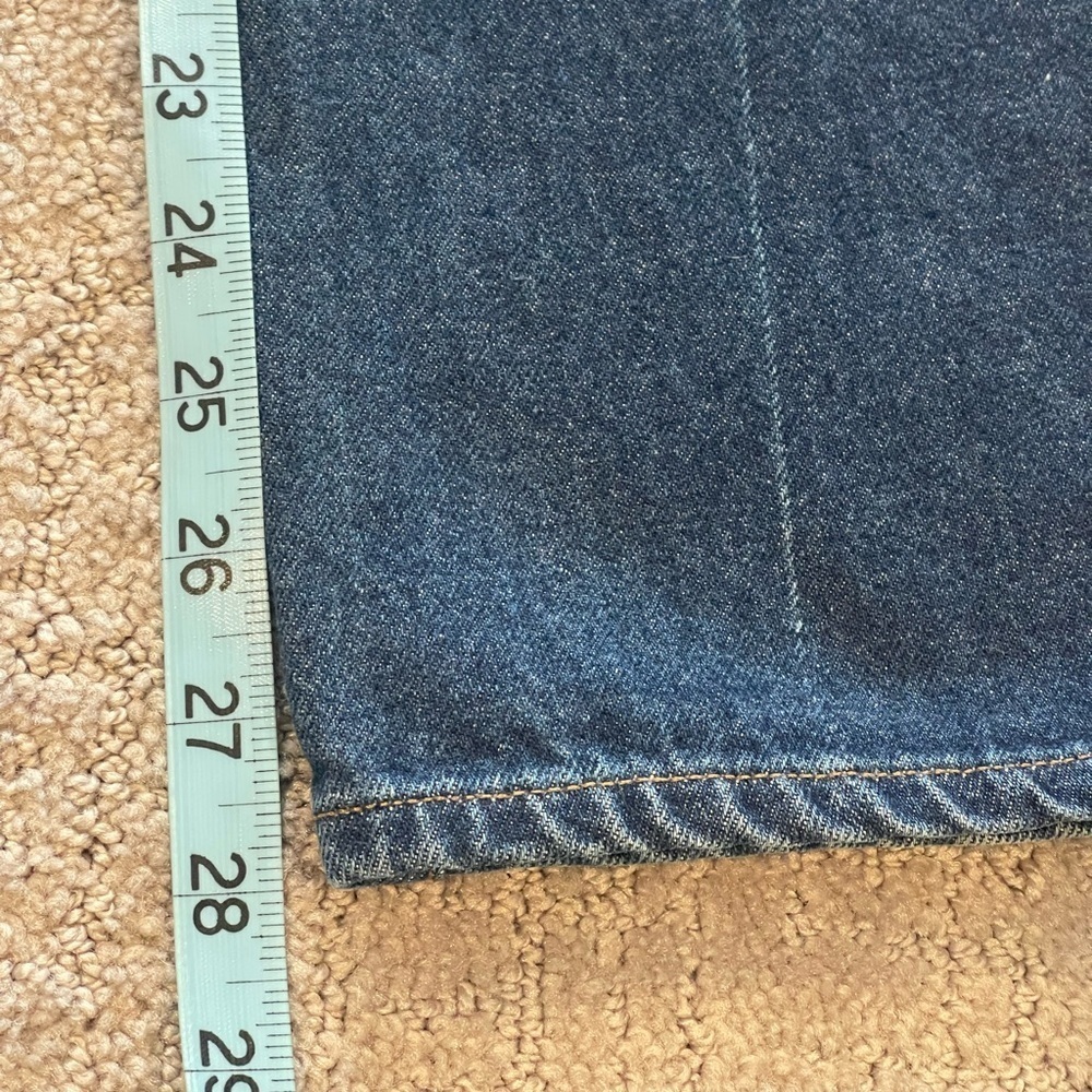 Goldsign A Jean, Dark Blue, Straight Leg, High Rise, 28” Inseam,W3342-759,Sz. 25 - Picture 11 of 16